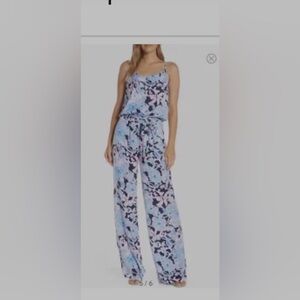 Lilly Pulitzer Floral Wide Leg Jumpsuit